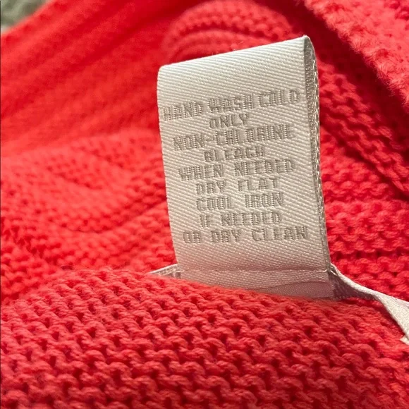 Design History Top Dress Women Size S Coral Soft Knit Cowl Neck Short Sleeves - Picture 10 of 13